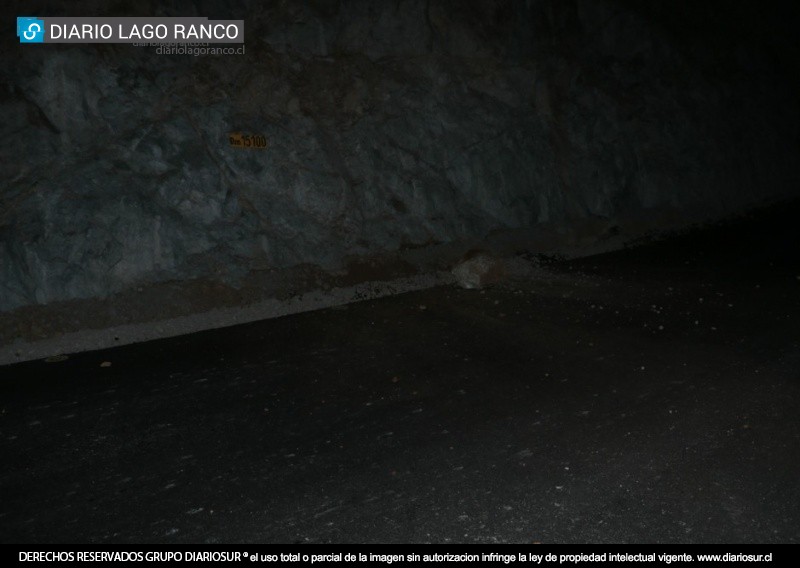 Preocupación por desprendimientos de rocas y arena en ruta Calcurrupe - Lago Ranco