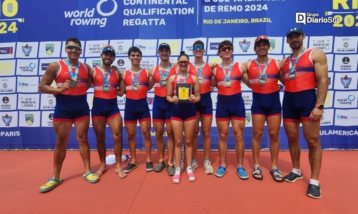 Juveniles le dan medallas a Chile en Sudamericano de remo