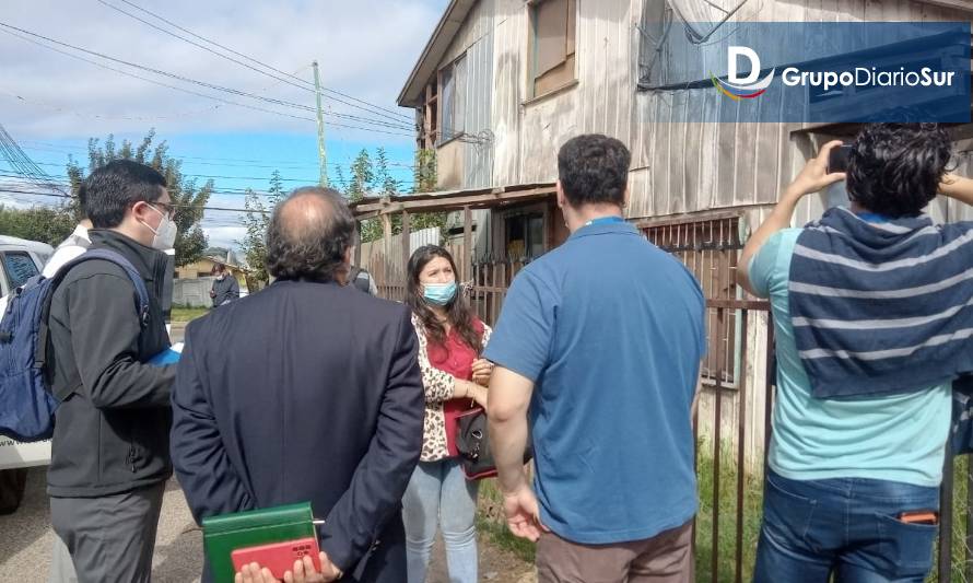 Tribunal Ambiental inspeccionó vivienda destruida por condiciones del suelo en Valdivia