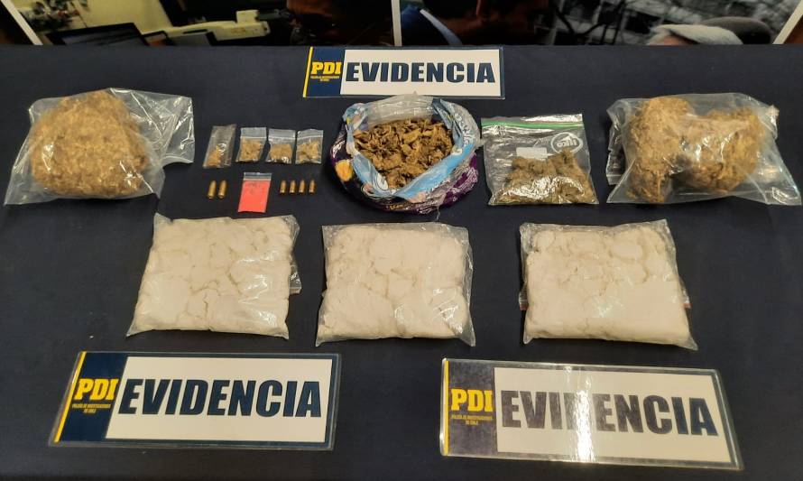 PDI desarticula banda dedicada al tráfico de drogas en Valdivia