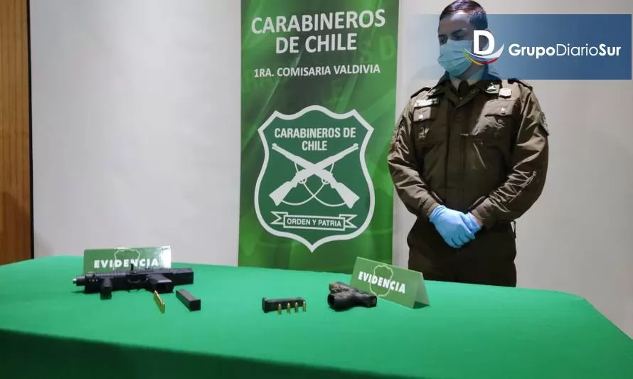 Carabineros decomisó peligroso armamento en población Norte Grande de Valdivia
