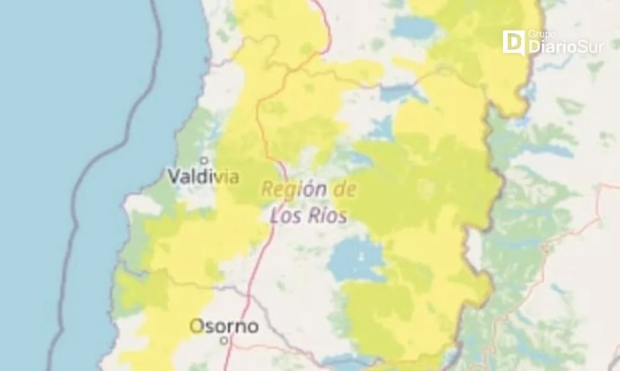 Revisa detalles del aviso de nevadas que rige para la Región de Los Ríos