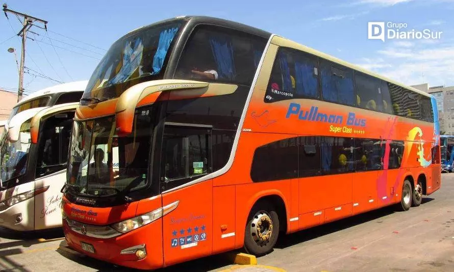 Pullman Bus suspende servicios desde Santiago a las regiones de La Araucanía y Los Ríos 
